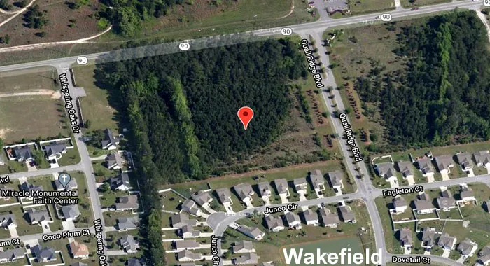 Satellite of Location of Whitehall at Wakefield