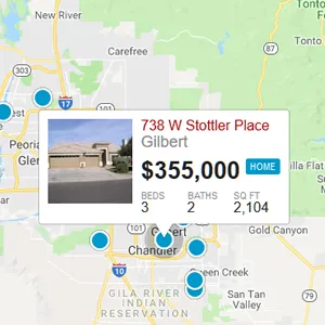 Interactive Map Search