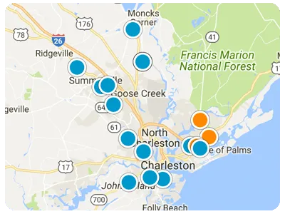 Interactive Map Search
