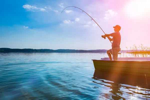 Search The Lakes homes and go fishing everyday.