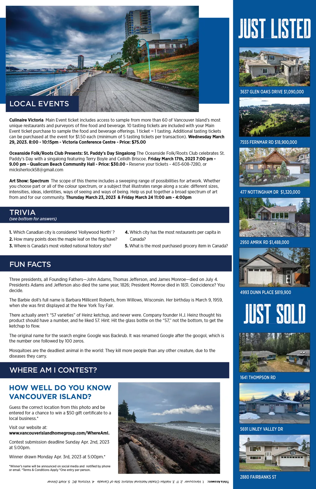 Island Times Newsletter Mar 2023 Page 2