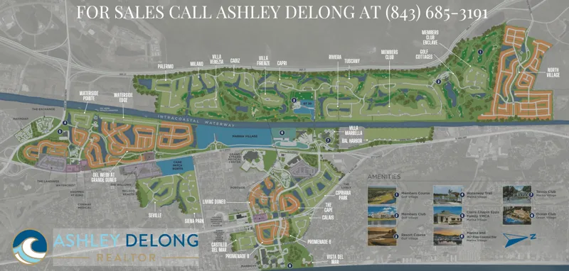 Grande Dunes Map | Ashley DeLong, Realtor
