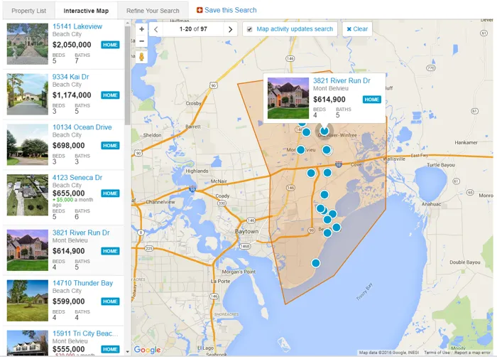 Find a home in Barbers Hill