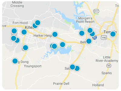 Interactive Map Search