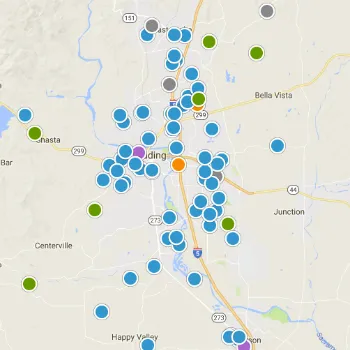 Interactive Map Search