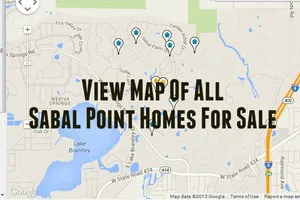 Map of Sabal Point Homes For Sale