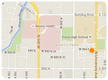 Provo High Homes Map