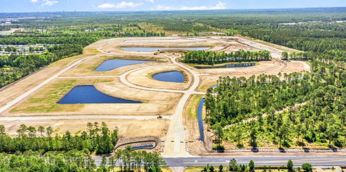 Aerial View of Ridgefield Community in Conway