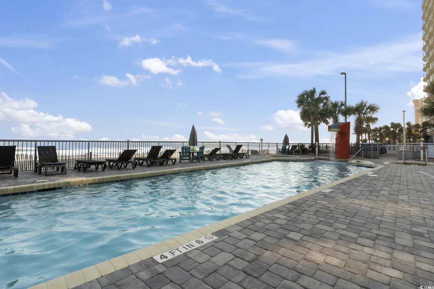 Pool and Beach at Oceans One