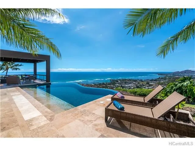 Hawaii Loa Ridge Pool Ocean View