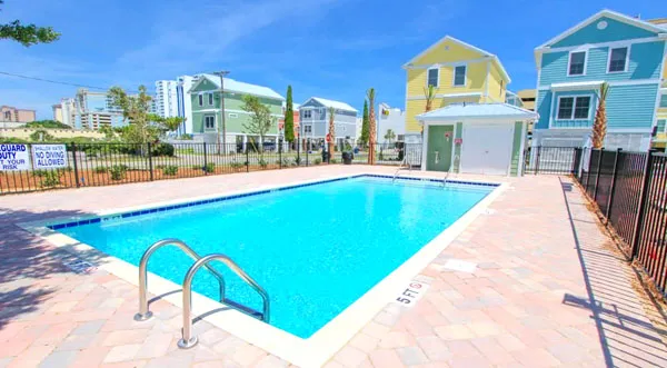 Pool at South Beach Cottages at 27th