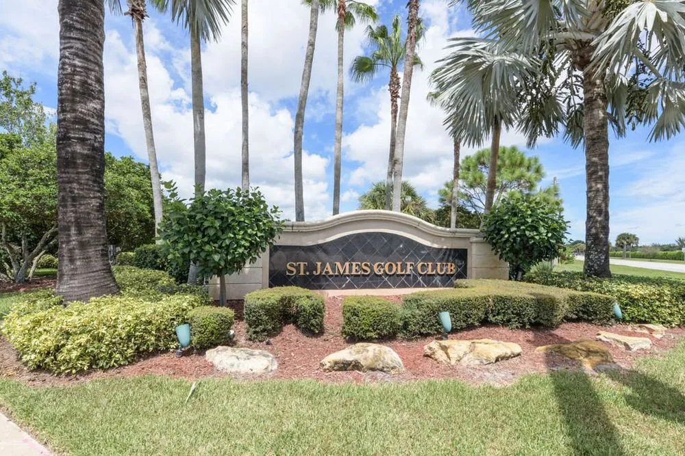 St. James Golf Club homes for sale - St. James Golf Club Port St Lucie entrance sign