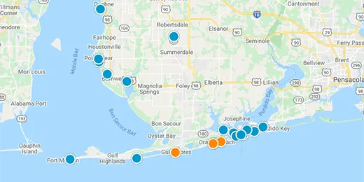 Gulf Coast Real Estate Map Search