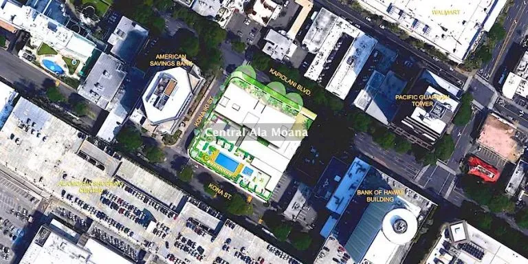 The Central Ala Moana location near Ala Moana Center