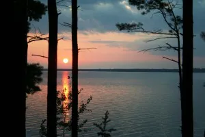 Amazing sunset on Lake Petenwell