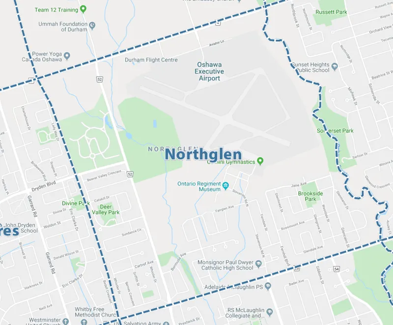 Northglen, Oshawa Map