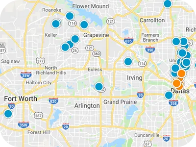 DFW Real Estate Map Search