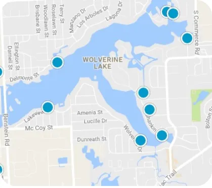 Wolverine Lake Map