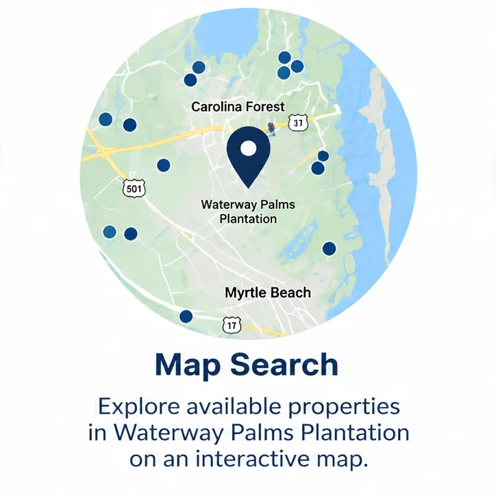 Map Search for Waterway Palms Plantation Homes