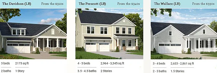 Longwood Bluffs Model Homes