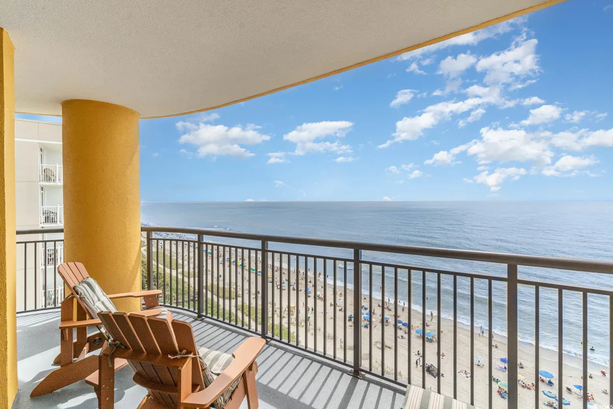 Anderson Ocean Club Condo Balcony overlooking the Ocean