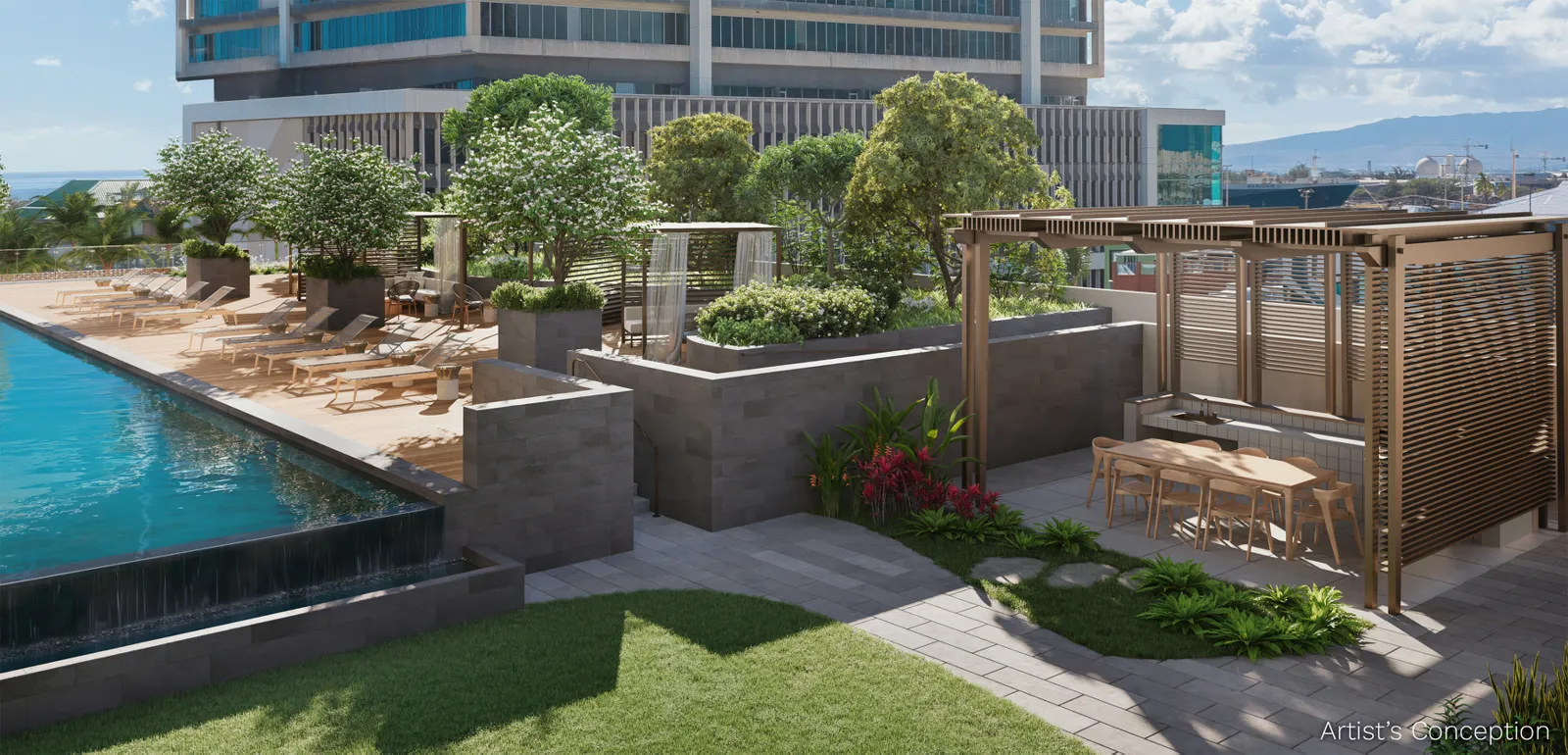 Kaliʻu cabana rendering
