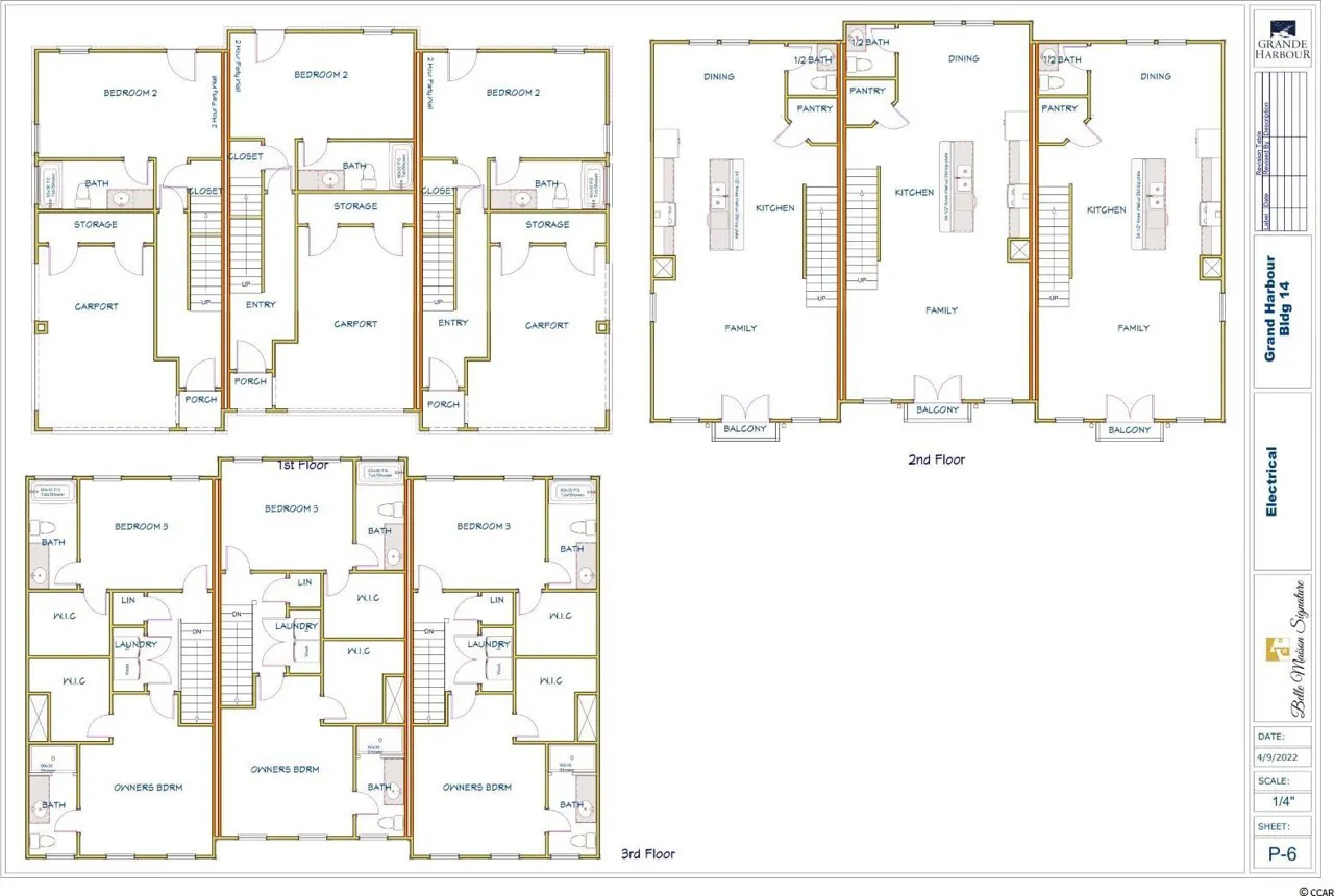 Grande Harbour II Floor Plans