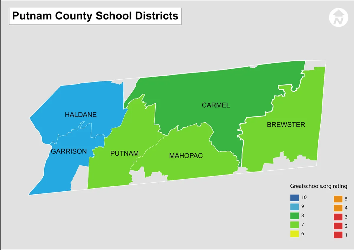 Putnam County School District Map