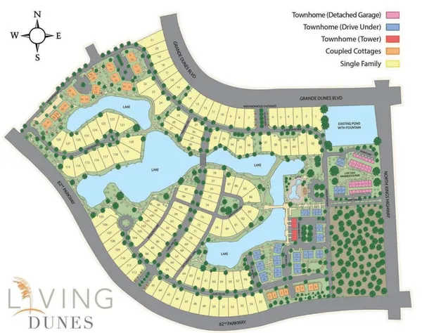 Living Dunes Grande Dunes Map | Ashley DeLong, Realtor