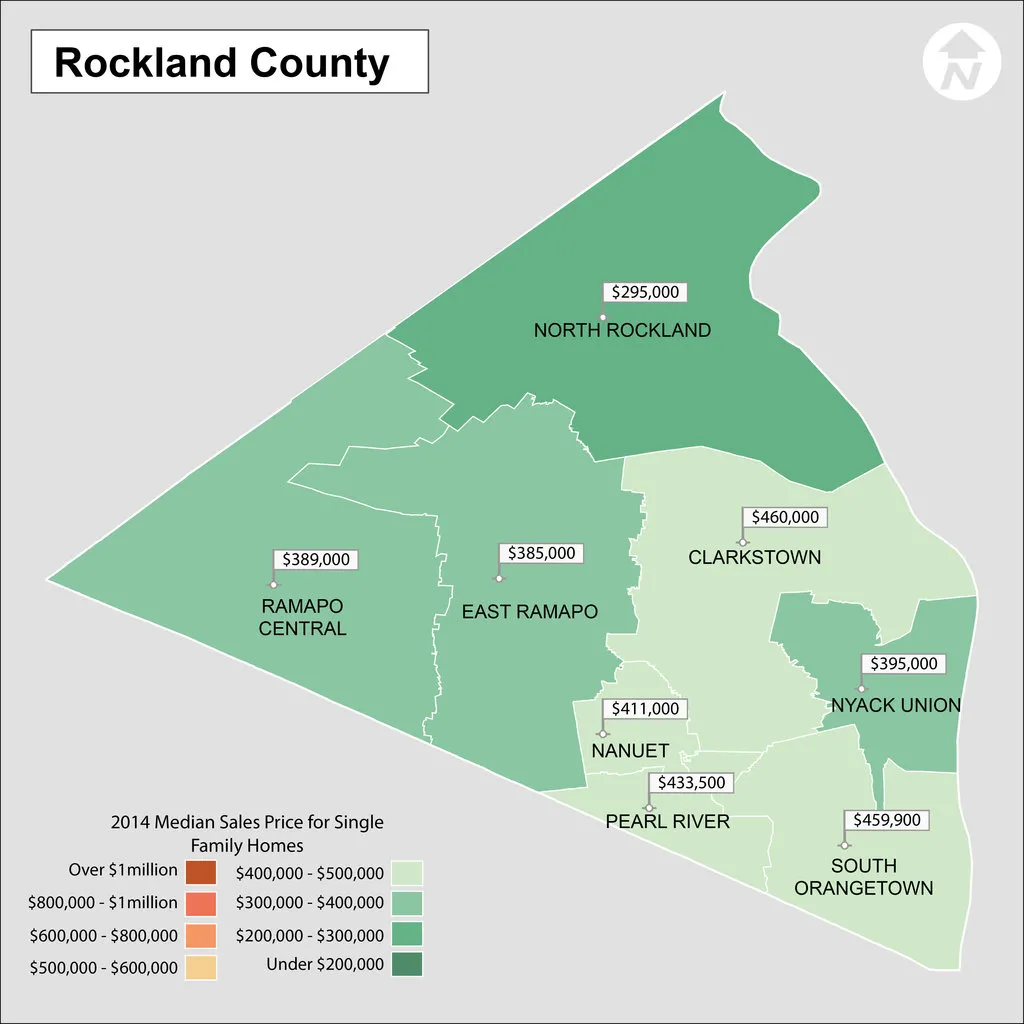 Rockland County School District Map and Real Estate 