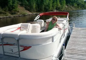Pontooning on Lake Petenwell