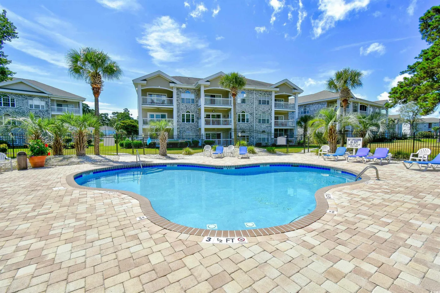 Pool amenity at Magnolia Place, Myrtle Beach SC