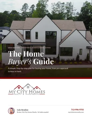 Cover of the My City Homes Realty Home Buyer's Guide