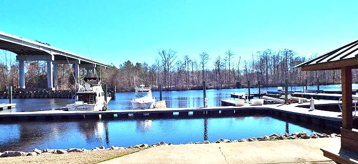 Boat Docks at Harbor Oaks Marina