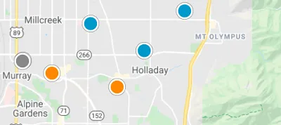 Holladay Map Search