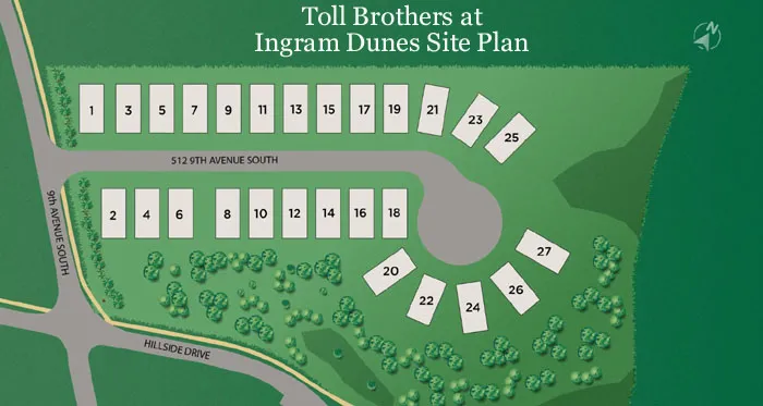 Toll Brothers at Ingram Preserve Siteplan