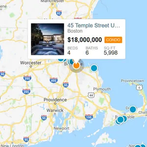 Interactive Map Search