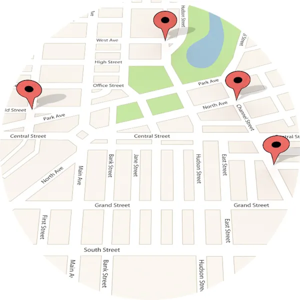 Interactive Map Search