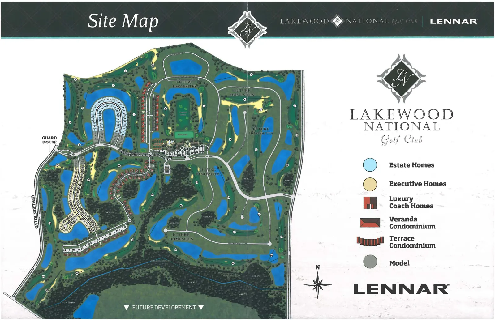 Lakewood Ranch National Site Map