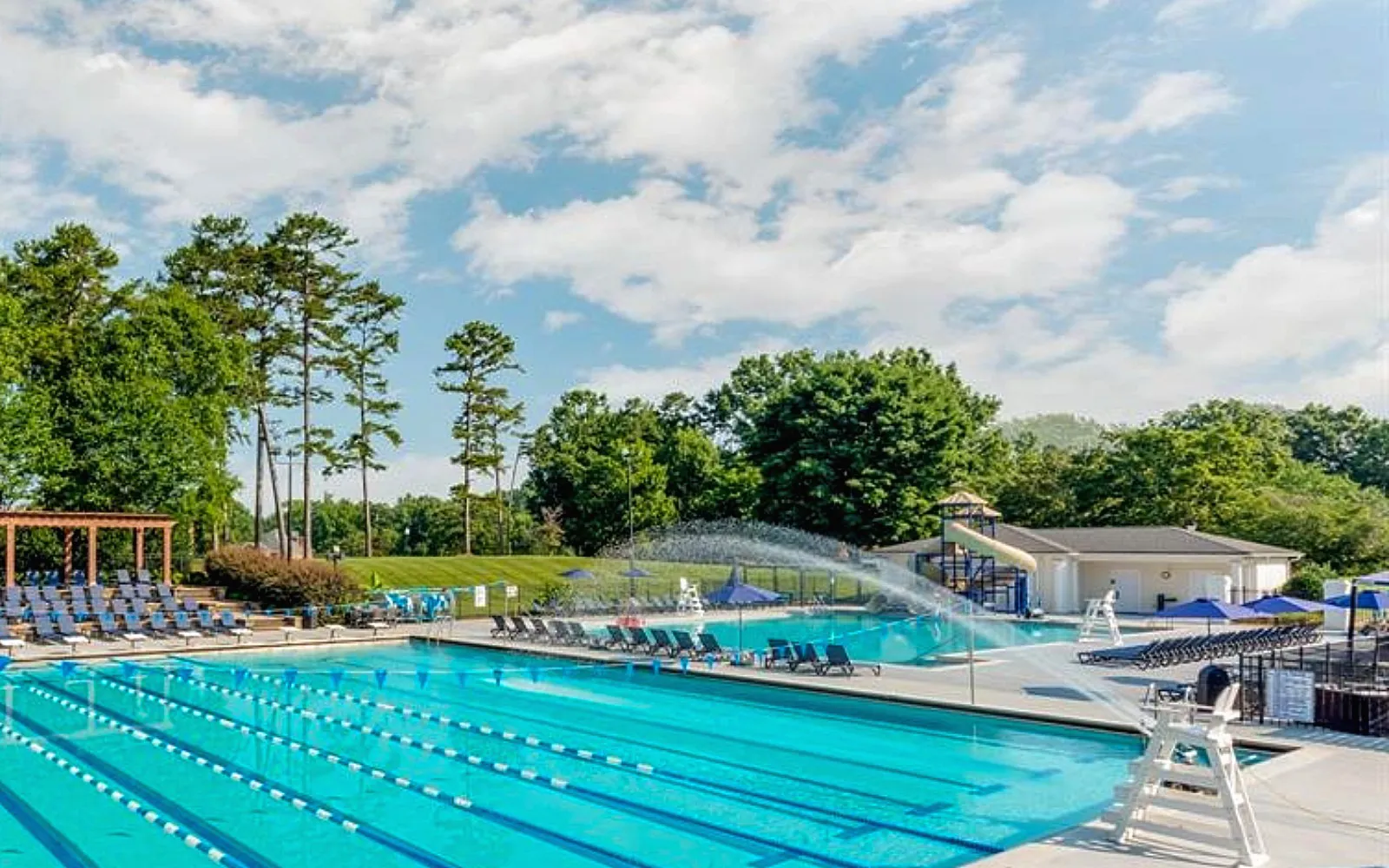 Swimming pool at Providence Country Club Charlotte North Carolina
