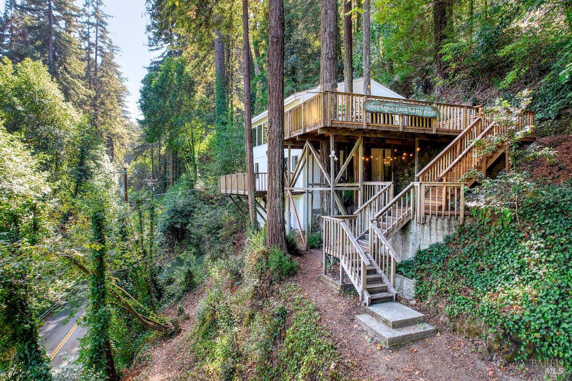 Listed home at 21684 Starrett Hill Dr, Monte Rio