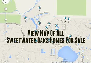 Map of Sweetwater Oaks Homes For Sale