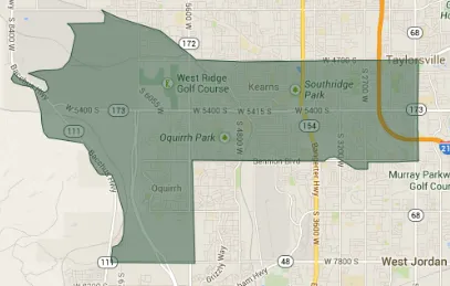 84118 zip code map