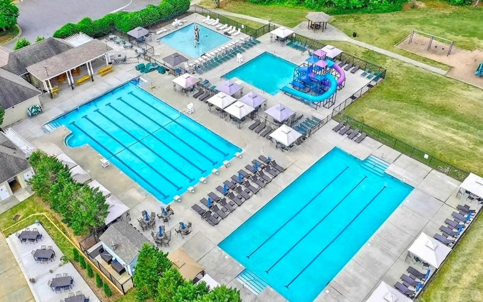 NorthStone Country Club pool complex Huntersville NC