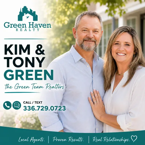 Kim Green, Triad Luxury Realtor & Tony Green Broker/Appraiser