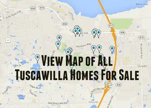 Map of Tuscawilla Homes For Sale