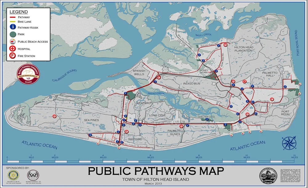 Hilton Head Bike Map