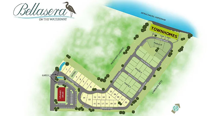 Sitemap of Villas at Bellasera on the Waterway