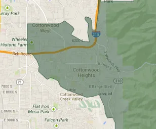 84121 zip code map