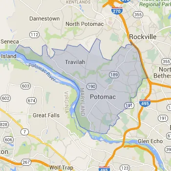 Zip Code Map for Potomac